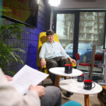 Gościem audycji „Dzień dobry to Ja! Rozmowy inne niż wszystkie w Radio Kielce” był Dawid Żłobiński / Fot. Wiktor Taszłow – Radio Kielce