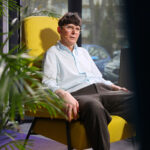 Gościem audycji „Dzień dobry to Ja! Rozmowy inne niż wszystkie w Radio Kielce” był Dawid Żłobiński / Fot. Wiktor Taszłow – Radio Kielce