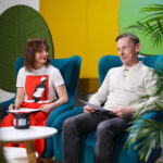 Gościem audycji „Dzień dobry to Ja! Rozmowy inne niż wszystkie w Radio Kielce” był Dawid Żłobiński / Fot. Wiktor Taszłow – Radio Kielce