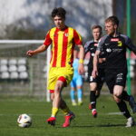 17.04.2026. Kielce. Mecz Betclic 3. Ligi: Korona Kielce II - Naprzód Jędrzejów / Fot. Wiktor Taszłow - Radio Kielce