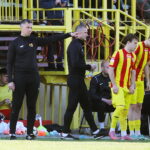 17.04.2026. Kielce. Mecz Betclic 3. Ligi: Korona Kielce II - Naprzód Jędrzejów / Fot. Wiktor Taszłow - Radio Kielce