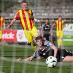 17.04.2026. Kielce. Mecz Betclic 3. Ligi: Korona Kielce II - Naprzód Jędrzejów / Fot. Wiktor Taszłow - Radio Kielce