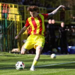 17.04.2026. Kielce. Mecz Betclic 3. Ligi: Korona Kielce II - Naprzód Jędrzejów / Fot. Wiktor Taszłow - Radio Kielce