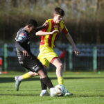 17.04.2026. Kielce. Mecz Betclic 3. Ligi: Korona Kielce II - Naprzód Jędrzejów / Fot. Wiktor Taszłow - Radio Kielce