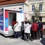 18.04.2026. Kielce. Akcja „Zdrowie na kółkach” / Fot. Wiktor Taszłow - Radio Kielce