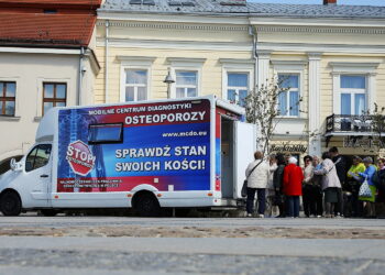 18.04.2026. Kielce. Akcja „Zdrowie na kółkach” / Fot. Wiktor Taszłow - Radio Kielce