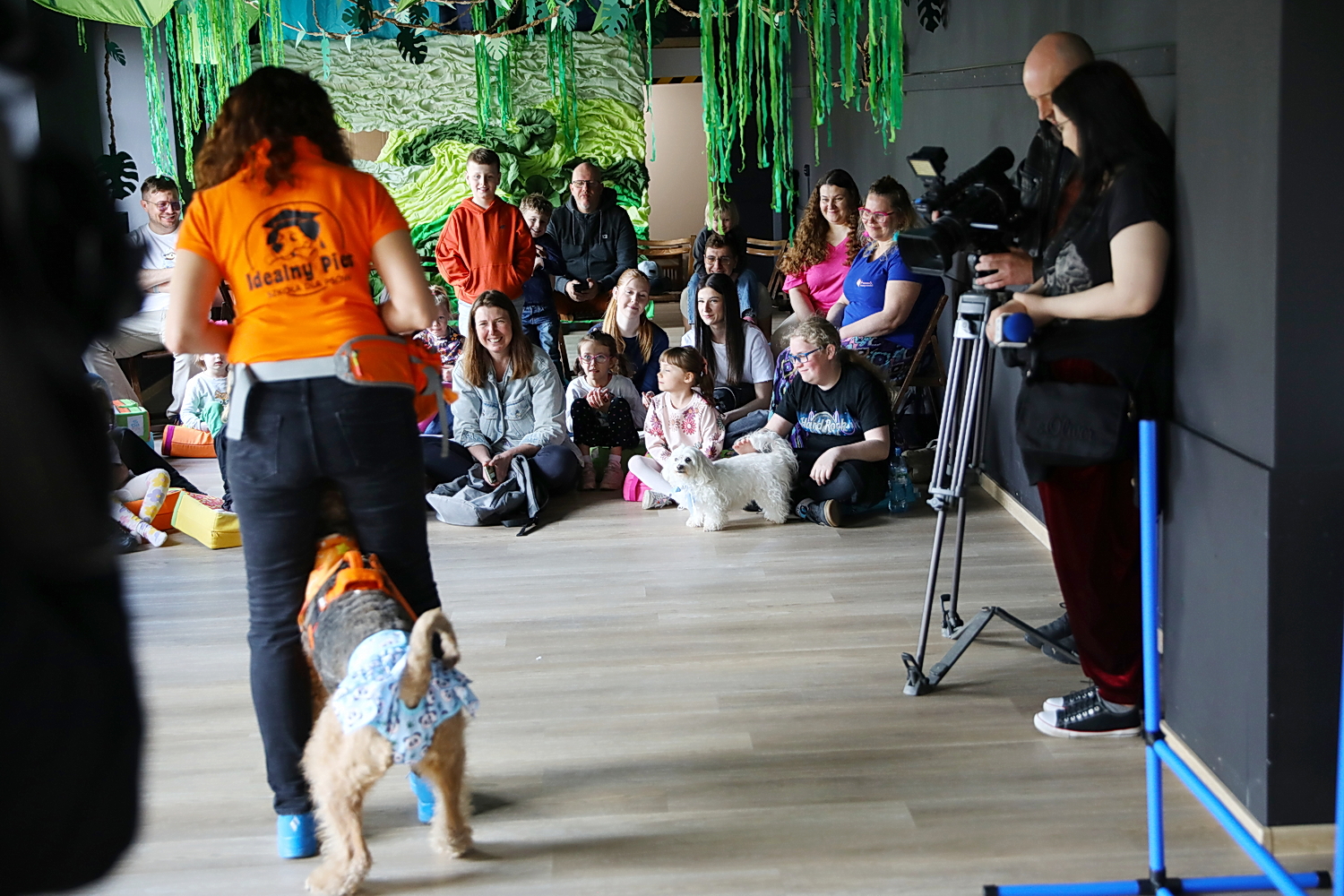 19.04.2026. Kielce. Muzeum Zabawek i Zabawy. Warsztaty dogoterapii / Fot. Wiktor Taszłow - Radio Kielce