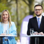 19.04.2026. Pińczów. Przedwyborcza debata z udziałem kandydatów na burmistrza Miasta i Gminy Pińczów / Fot. Wiktor Taszłow - Radio Kielce