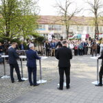 19.04.2026. Pińczów. Przedwyborcza debata z udziałem kandydatów na burmistrza Miasta i Gminy Pińczów / Fot. Wiktor Taszłow - Radio Kielce