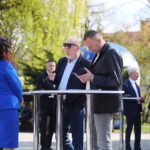 19.04.2026. Pińczów. Przedwyborcza debata z udziałem kandydatów na burmistrza Miasta i Gminy Pińczów / Fot. Wiktor Taszłow - Radio Kielce