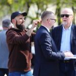 19.04.2026. Pińczów. Przedwyborcza debata z udziałem kandydatów na burmistrza Miasta i Gminy Pińczów / Fot. Wiktor Taszłow - Radio Kielce