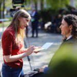 19.04.2026. Pińczów. Przedwyborcza debata z udziałem kandydatów na burmistrza Miasta i Gminy Pińczów / Fot. Wiktor Taszłow - Radio Kielce