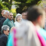 19.04.2026. Pińczów. Przedwyborcza debata z udziałem kandydatów na burmistrza Miasta i Gminy Pińczów / Fot. Wiktor Taszłow - Radio Kielce