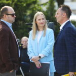 19.04.2026. Pińczów. Przedwyborcza debata z udziałem kandydatów na burmistrza Miasta i Gminy Pińczów / Fot. Wiktor Taszłow - Radio Kielce