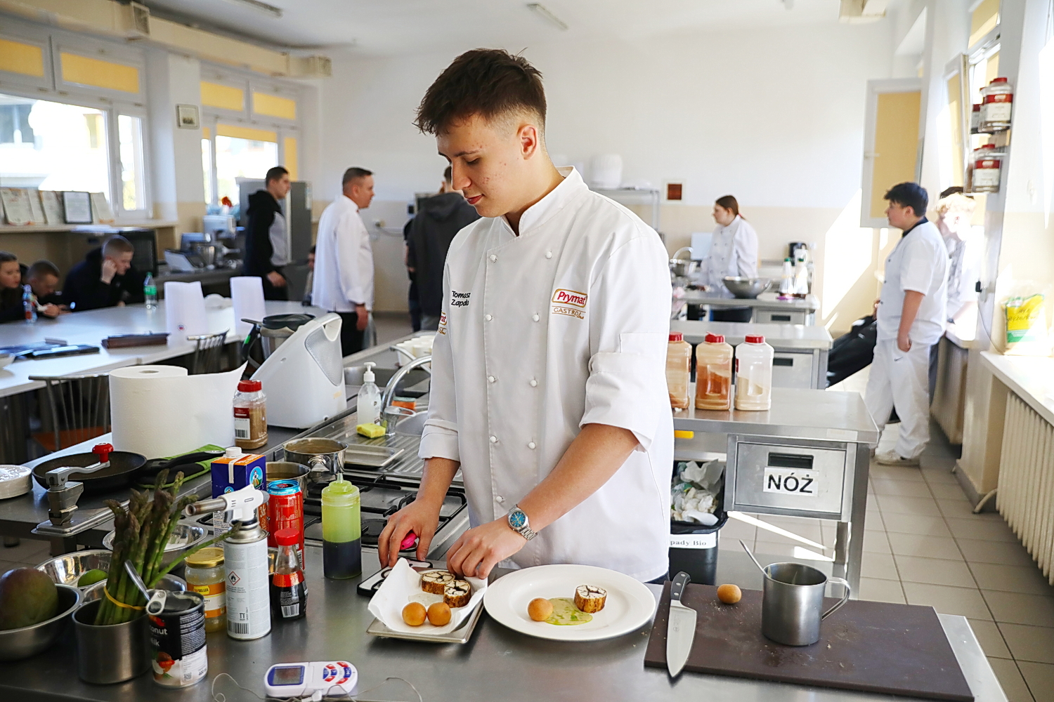 22.04.2026. Kielce. Zespół Szkół Przemysłu Spożywczego w Kielcach. Dzień otwarty / Fot. Wiktor Taszłow - Radio Kielce