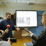 22.04.2026. Kielce. Konferencja prasowa poświęcona projektowi „Kielecki Atlas Sztuk - jak miasto staje się inspiracją” / Fot. Wiktor Taszłow - Radio Kielce