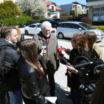 22.04.2026. Kielce. Odsłonięcie pomnika dr Władysława Buszkowskiego / Fot. Wiktor Taszłow - Radio Kielce