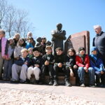 22.04.2026. Kielce. Odsłonięcie pomnika dr Władysława Buszkowskiego / Fot. Wiktor Taszłow - Radio Kielce