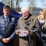 22.04.2026. Kielce. Odsłonięcie pomnika dr Władysława Buszkowskiego / Fot. Wiktor Taszłow - Radio Kielce