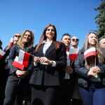 30.04.2026. Kielce. Urząd Marszałkowski. Uroczyste wciągnięcie flagi państwowej na maszt / Fot. Wiktor Taszłow - Radio Kielce