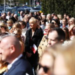 30.04.2026. Kielce. Urząd Marszałkowski. Uroczyste wciągnięcie flagi państwowej na maszt / Fot. Wiktor Taszłow - Radio Kielce