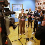 30.04.2026. Kielce. Konferencja prasowa dotycząca synagogi / Fot. Wiktor Taszłow - Radio Kielce