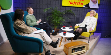 Gościem audycji „Dzień dobry to ja! Rozmowy inne niż wszystkie w Radiu Kielce” była Katarzyna Sajecka / Fot. Wiktor Taszłow – Radio Kielce