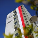 30.04.2026. Kielce. Urząd wojewódzki. Flaga Biało-Czerwona / Fot. Wiktor Taszłow - Radio Kielce