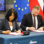 01.04.2026. Skarżysko-Kamienna. MESKO. Podpisanie umowy inwestycyjnej z programu NAREW między Polską Grupą Zbrojeniową a skarżyskim Mesko / Fot. Wiktor Taszłow - Radio Kielce