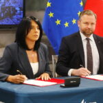 01.04.2026. Skarżysko-Kamienna. MESKO. Podpisanie umowy inwestycyjnej z programu NAREW między Polską Grupą Zbrojeniową a skarżyskim Mesko / Fot. Wiktor Taszłow - Radio Kielce