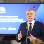 01.04.2026. Skarżysko-Kamienna. MESKO. Podpisanie umowy inwestycyjnej z programu NAREW między Polską Grupą Zbrojeniową a skarżyskim Mesko / Fot. Wiktor Taszłow - Radio Kielce