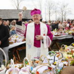 04.04.2026. Tokarnia. Poświęcenie pokarmów w Muzeum Wsi Kieleckiej / Fot. Wiktor Taszłow - Radio Kielce