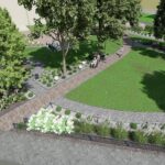 Wizualizacja skweru przy ul. 1 Maja w Kazimierzy Wielkiej / źródło: UMiG Kazimierza Wielka