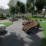 Wizualizacja skweru przy ul. 1 Maja w Kazimierzy Wielkiej / źródło: UMiG Kazimierza Wielka