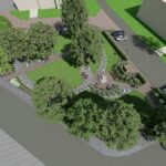 Wizualizacja skweru przy ul. 1 Maja w Kazimierzy Wielkiej / źródło: UMiG Kazimierza Wielka