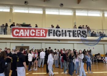 29.04.2026. Kielce. III Liceum Ogólnokształcące im Cypriana Kamila Norwida w Kielcach. Zbiórka pieniędzy dla Fundacji Cancer Fighters / Fot. Daniel Lenart - Radio Kielce