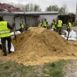 11.04.2026. Złota. Cwiczenia ewakuacji mieszkańców na wypadek zagrożeń kryzysowych / Fot. Grażyna Szlęzak-Wójcik - Radio Kielce