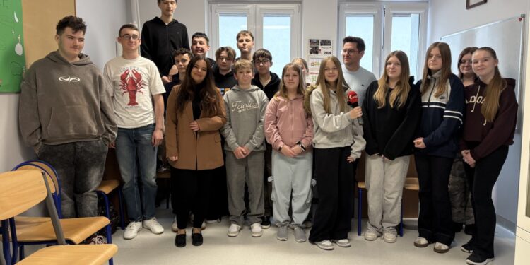 20.04.2026. Marzysz. Warsztaty dziennikarskie w szkole / Fot. Karolina Piasecka - Radio Kielce