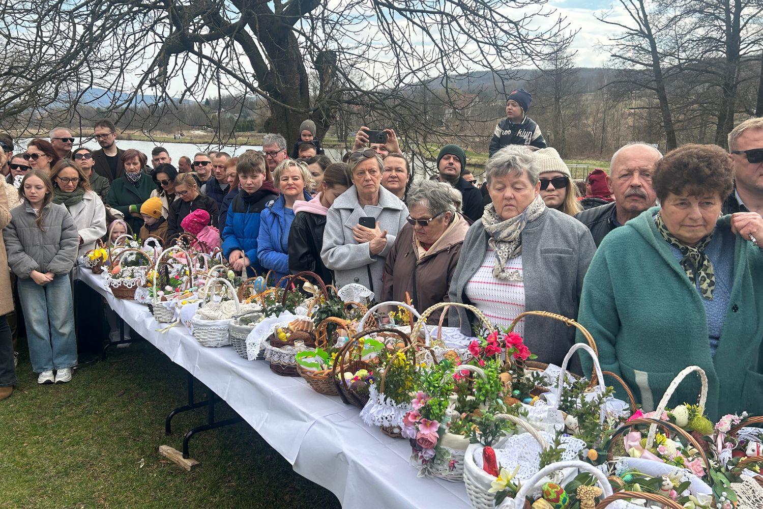 Tradycja wróciła do Ciekot. Święcono pokarmy, jak na dawnej wsi