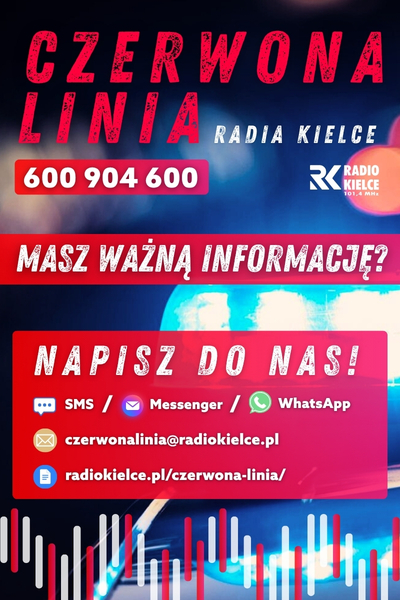 CZERWONA LINIA RADIA KIELCE - 600 904 600