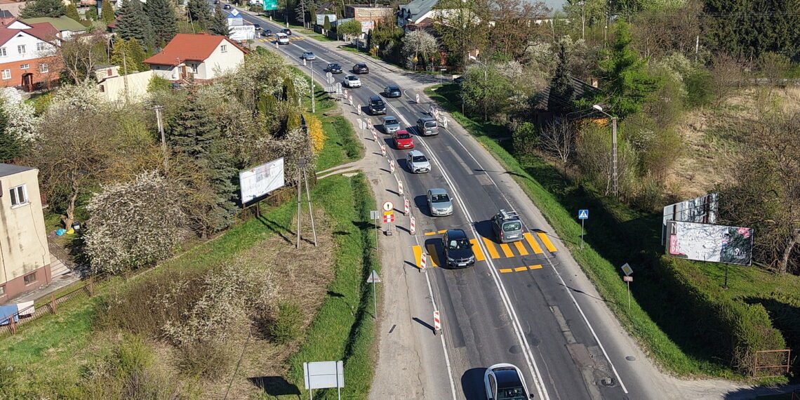 27.04.2026 Kielce. Budowa trasy S74. Rozpoczęcie przebudowy ulicy Łódzkiej / Fot. Jarosław Kubalski - Radio Kielce