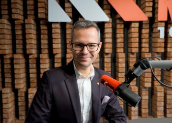 21.04.2026. Radio Kielce. Rozmowa Dnia. Na zdjęciu: Tomasz Porębski - zastępca prezydenta Kielc / Fot. Piotr Kwaśniewski - Radio Kielce