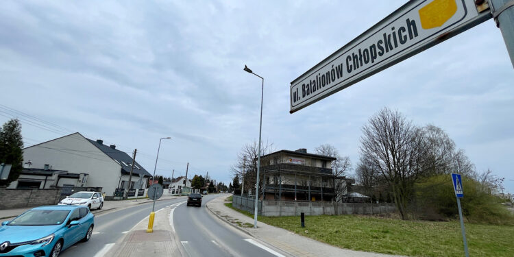 02.04.2026. Kielce. Ul. Batalionów Chłopskich / Fot. Wiktor Taszłow - Radio Kielce