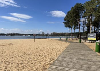 17.04.2026. Sielpia. Zalew Sielpia i jego otoczenie / Fot. Magdalena Galas-Klusek - Radio Kielce