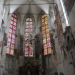 Freski ufundowane przez króla Władysława Jagiełłę w prezbiterium gotyckiej Kolegiaty Narodzenia NMP w Wiślicy / Fot. Marta Gajda-Kruk - Radio Kielce