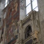 Freski ufundowane przez króla Władysława Jagiełłę w prezbiterium gotyckiej Kolegiaty Narodzenia NMP w Wiślicy / Fot. Marta Gajda-Kruk - Radio Kielce