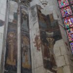 Freski ufundowane przez króla Władysława Jagiełłę w prezbiterium gotyckiej Kolegiaty Narodzenia NMP w Wiślicy / Fot. Marta Gajda-Kruk - Radio Kielce