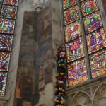 Freski ufundowane przez króla Władysława Jagiełłę w prezbiterium gotyckiej Kolegiaty Narodzenia NMP w Wiślicy / Fot. Marta Gajda-Kruk - Radio Kielce