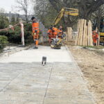 15.04.2026. Kielce. Ul. Ściegiennego. Modernizacja chodnika / Fot. Jarosław Kubalski - Radio Kielce