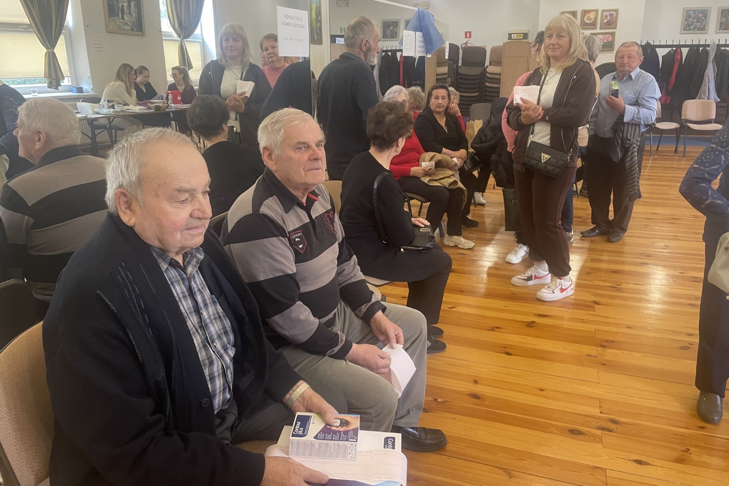 Tłumy na bezpłatnych badaniach kardiologicznych w Koprzywnicy